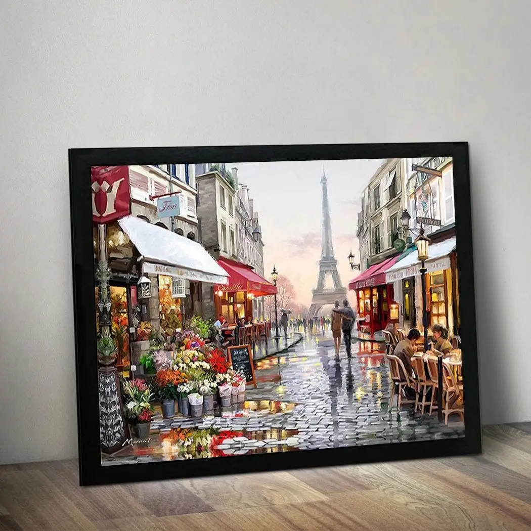 Новый парисовый уличный узор Картина DIY декоративный комплект картина домашняя