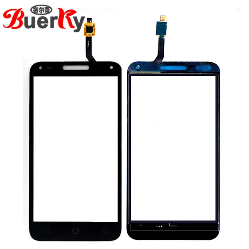 BKparts 5 шт. для Alcatel One Touch U5 3G OT4047 4047D 4047G 4047 сенсорный экран сенсорная панель стекло