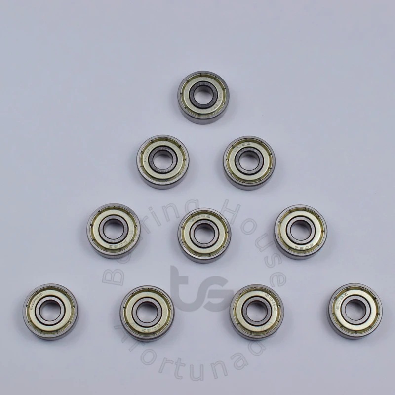 608 608ZZ 8*22*7(мм) 10 штук Подшипник ABEC-5 подшипники металлический герметичный Подшипник 608 608Z 608ZZ хромированные стальные подшипники