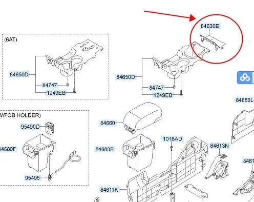 Напольная консоль для hyundai ix35 tucson IX TRAY|Бардачки| |