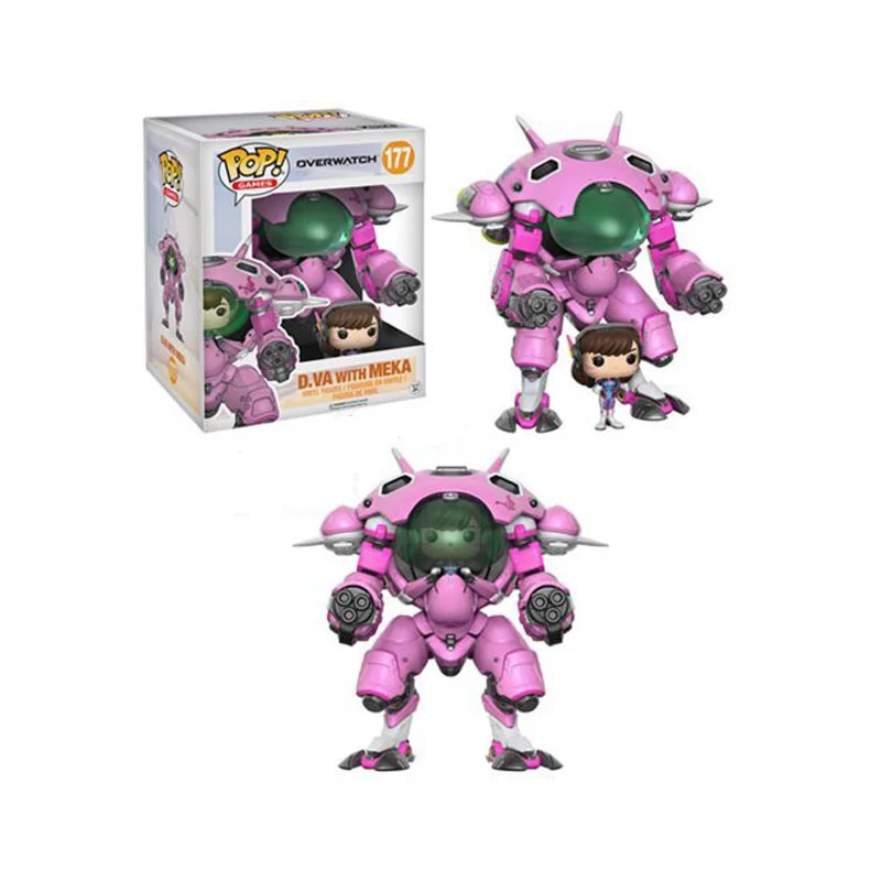 FUNKO POP OW игровая фигурка D.VA с MEKA ПВХ Фигурки Модель игрушки для детей