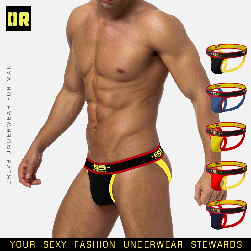 Мужское Сексуальное белье jockstrap сексуальные стринги Cueca Homme эротические мужские