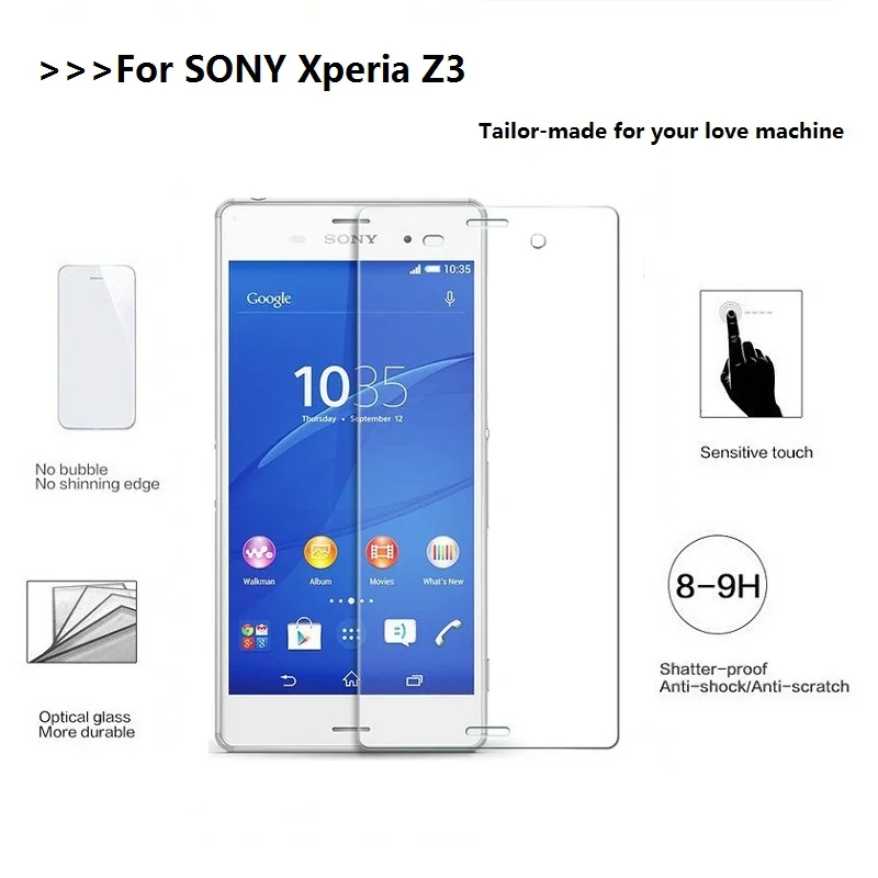 Для Sony Z3 9H 2.5D Премиум Закаленное стекло для Xperia Compact Z 3 закаленная Защитная пленка