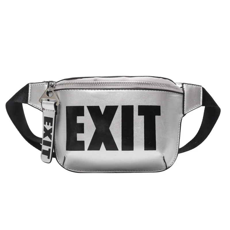 2018 модная поясная сумка из искусственной кожи Женские поясные сумки с надписью