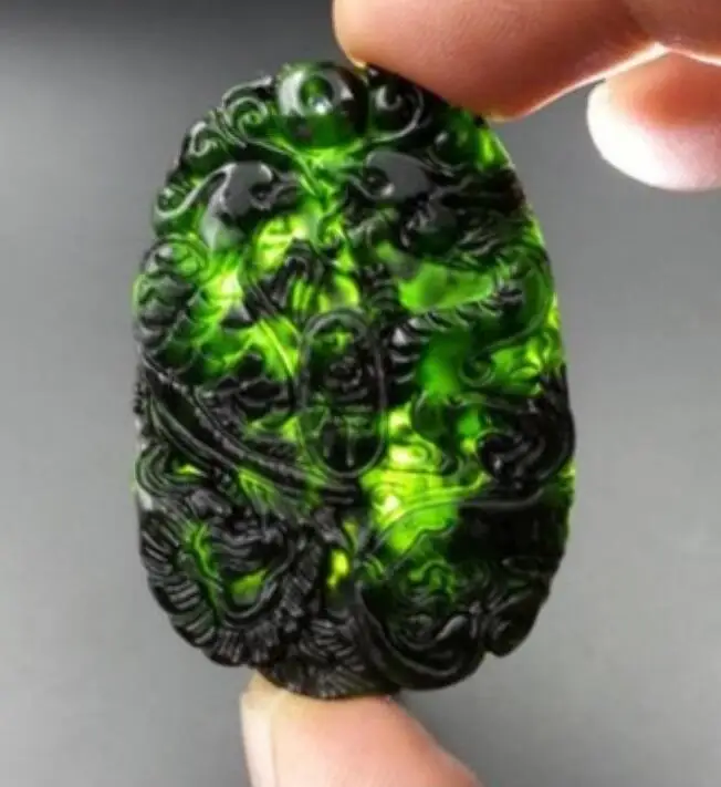 Бесплатная доставка китайский натуральный черный зеленый ядечный счастливый