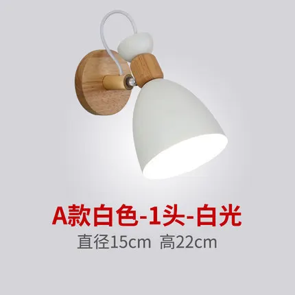 Europe Solid Wood Bedroom Lamp Modern Concise Maka Background Wall A Living Room Aisle Bedside loft study Bar counter Lamps | Лампы и