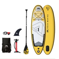 vibrant 2 44m 10cm inflatable sand up sup paddle board for kids children with carry backpack air pump fin safety rope
