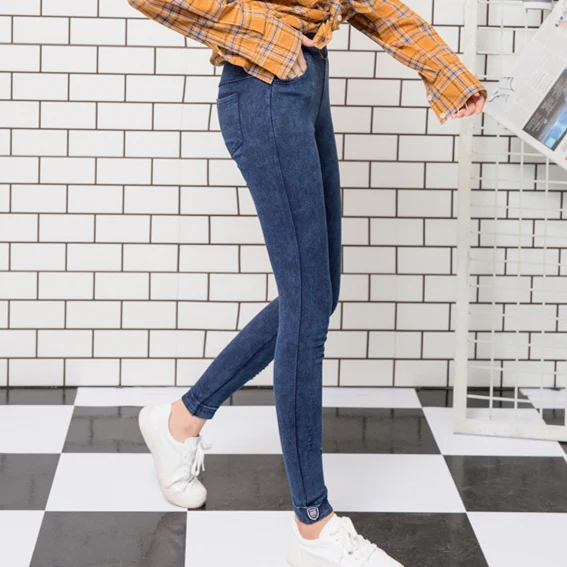 Женские повседневные обтягивающие джинсы Modecrush узкие брюки карандаш больших
