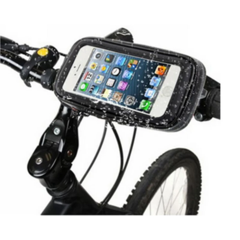 

Мотоциклетный держатель для телефона, подставка для мобильного телефона, велосипедная подставка для iPhone 8 7 6 Samsung Xiaomi 6, универсальный велосипедный держатель, водонепроницаемая сумка