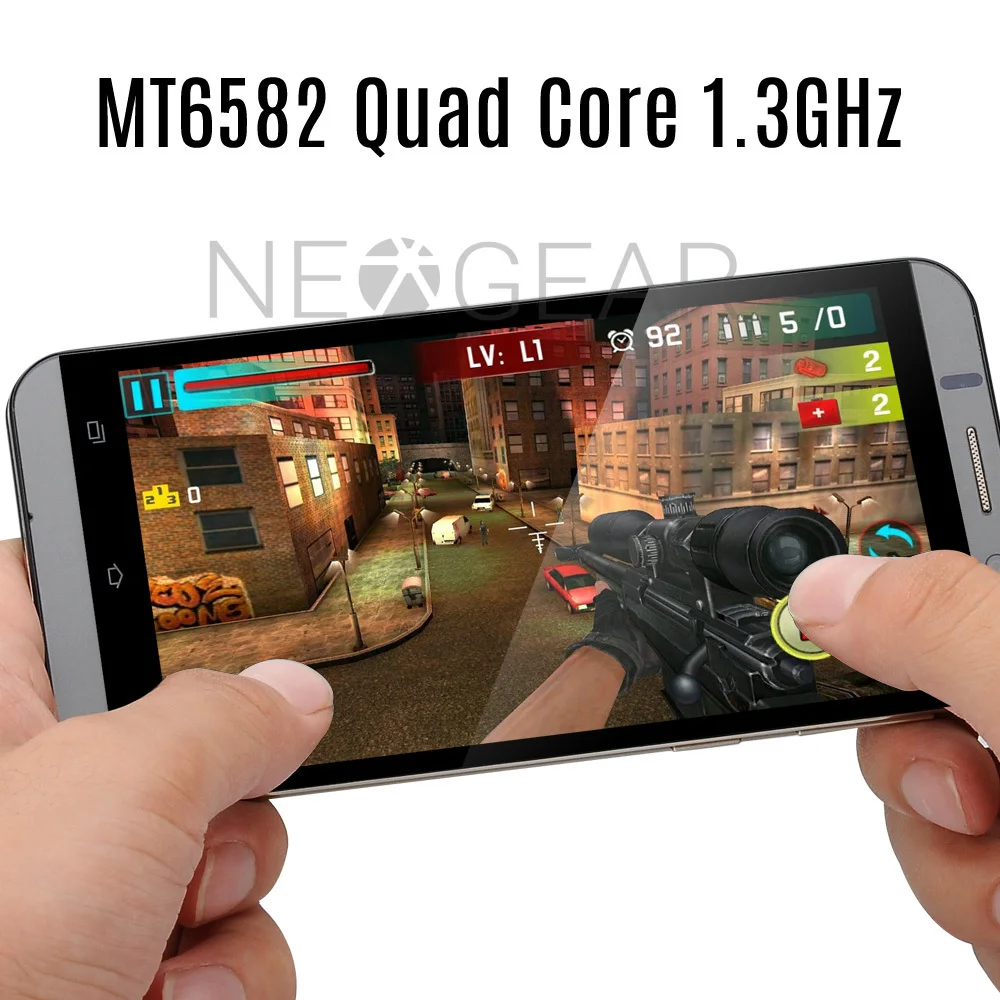 VKWORLD VK700 5.5 Inch Smartphone - Android 4.4 MTK6582 1.3GHz Quad Core CPU 1GB RAM 13MP Rear Camera 3G Dual SIM | Мобильные