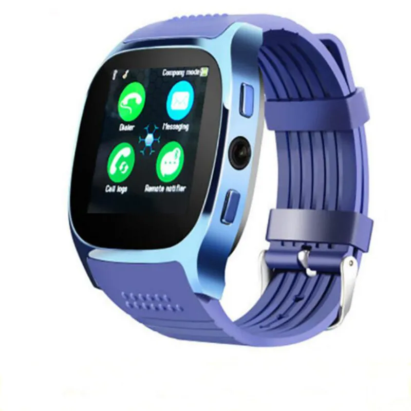 T8 Bluetooth Смарт-часы с Facebook Whatsapp Поддержка камеры SIM TF карты вызова Smartwatch для Android и ios Телефон PK Q18 DZ09 Y1