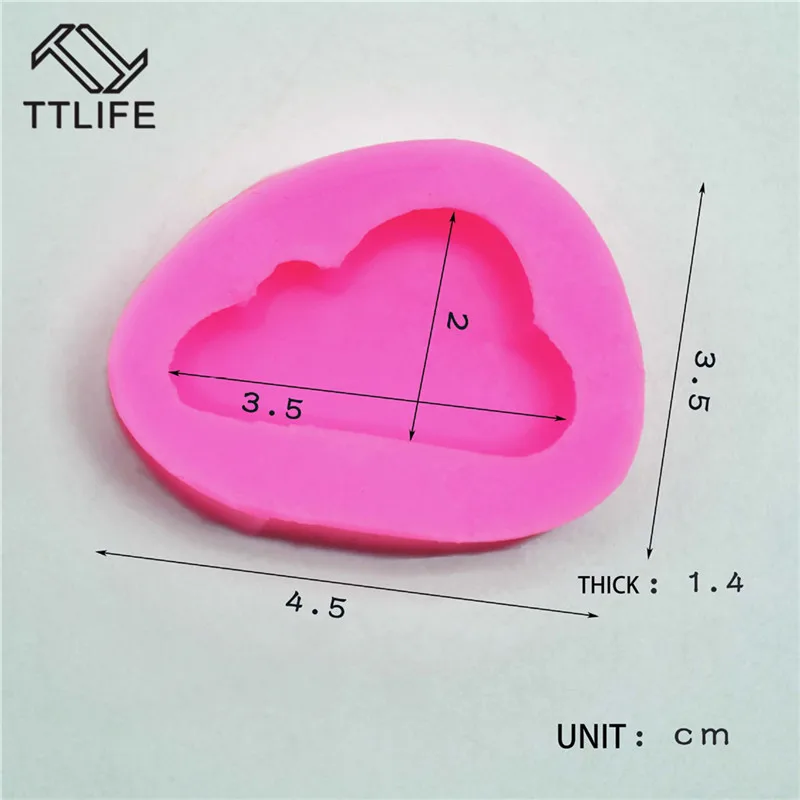 TTLIFE облако силиконовые карамель в формах формы торт украшая инструменты форма