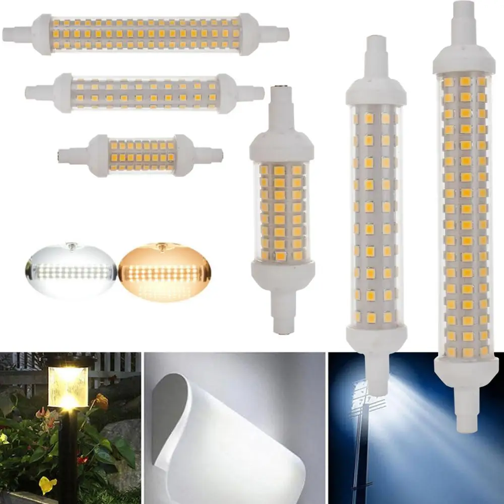 10x Керамика R7S Светодиодный светильник 10 Вт 15 20 SMD 2835 J78 J118 J135 светодиодный