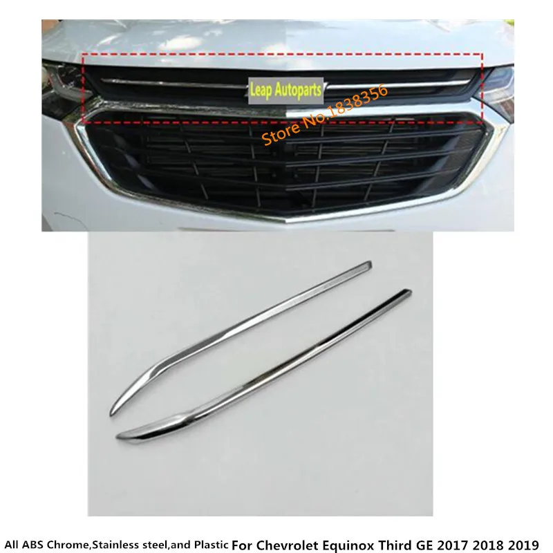 

Для Chevrolet Equinox Third GE 2017 2018 2019 2020 защитный детектор для автомобиля ABS хромированная накладка передняя решетка панели