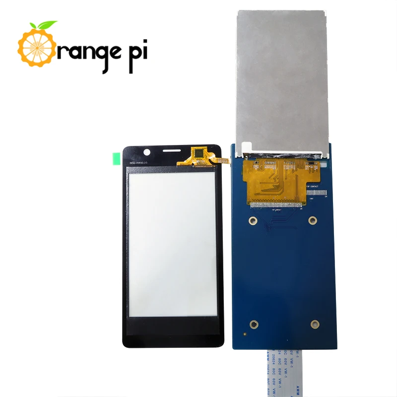 Оранжевая Pi 2G IOT плата + 3 97 дюймовый черный цветной TFT сенсорный ЖК