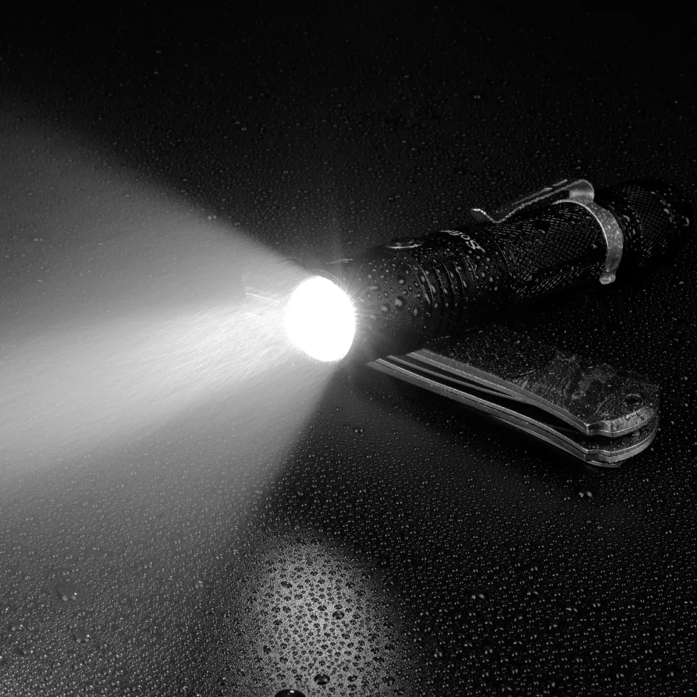 Sofirn SP31 V2.0 Мощный тактический светодиодный фонарик 18650 Cree XPL HI 1200lm, фонарь с двойным переключателем, индикатор питания ATR