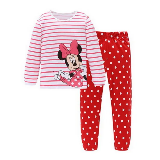 STYLE 22 A% A-07, коллекция года, пижамы с героями мультфильмов для девочек, детские пижамы, детские пижамы, комплект одежды, детская одежда для сна с длинными рукавами, пижамы для девочек, домашние комплекты - Цвет: STYLE 22