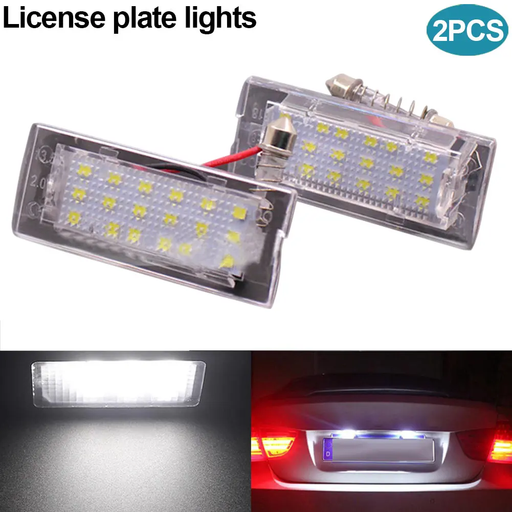 Новый светодиодный светильник для BMW X5 E53 99 06 X3 E83 03 10 DXY88 2 шт.|bmw light lamp|licence plate ledbmw led |