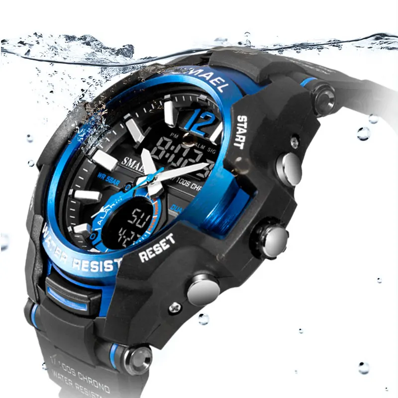 Спортивные мужские часы G style S Shock армейские цифровые светодиодные наручные