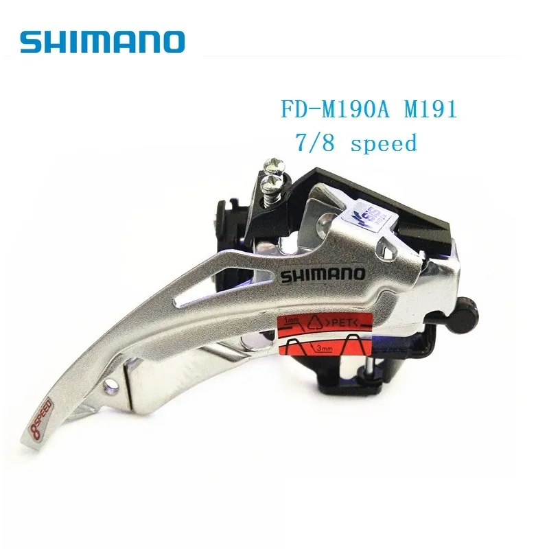 Shimano FD M191 M190 7/8 Скорость передний переключатель 48 т/42 т 31 8 мм 34 9 21/24 MTB дорожный