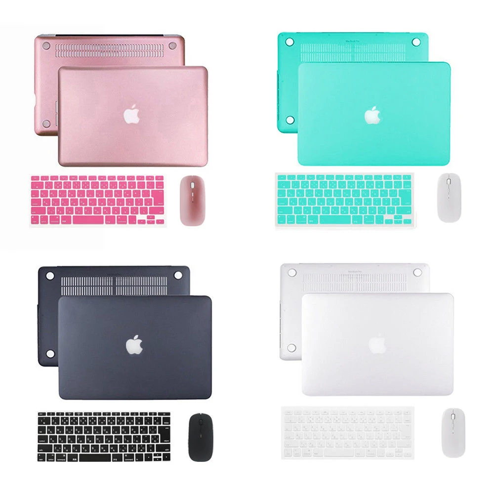 Жесткий чехол для клавиатуры набор беспроводных мышей и Macbook Pro/Air/Retina 13 дюймов 15