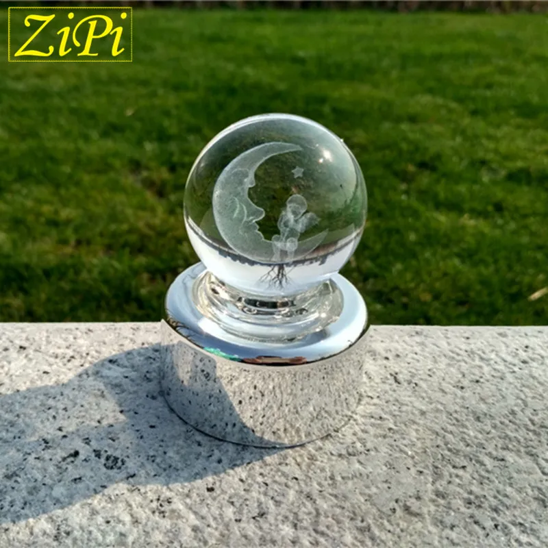 Zipi дома серебряная Луна и Детская Музыкальная шкатулка 18 мелодий музыкальная DIY