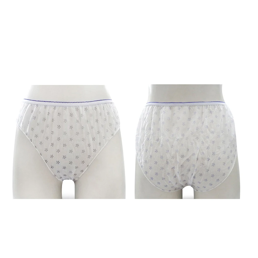7 шт. одноразовые хлопковые трусики для девочек обернутые дорожные бумажные