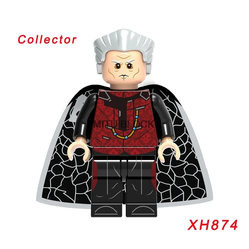 xh874 Super Heroe Star-Lord Rocket енот Капитан Marvel Железный человек видение строительный блок - Цвет: xh874
