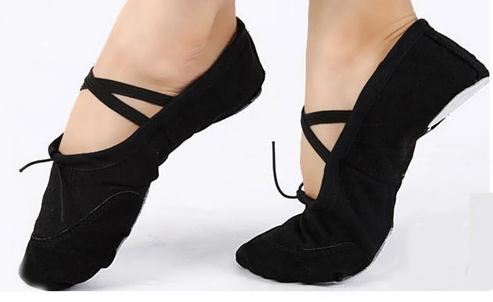 girls ballet shoes soft sole suede pad children for dancing ladies women red black white pink | Детская одежда и обувь