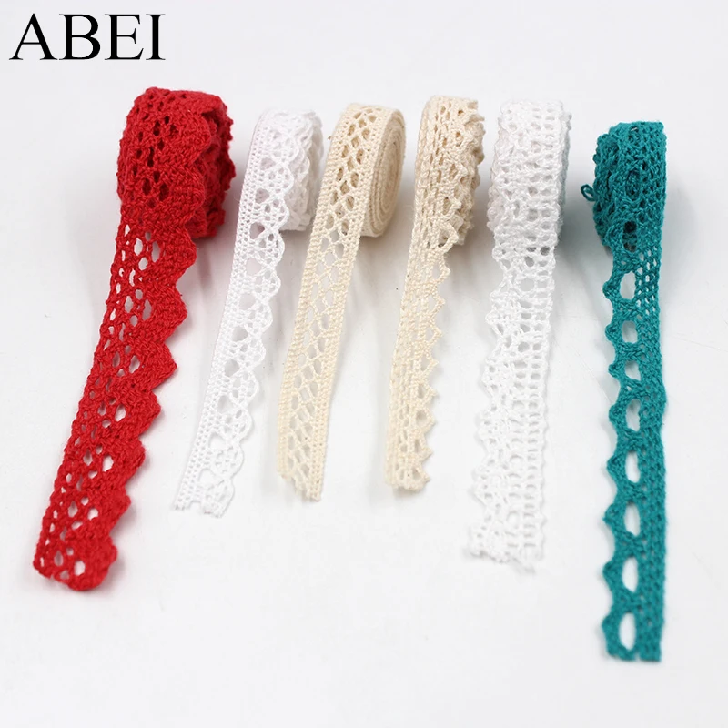 10 ярдов/партия хлопковая кружевная лента 100% хлопок|cotton lace ribbon|cotton trimlace ribbon |