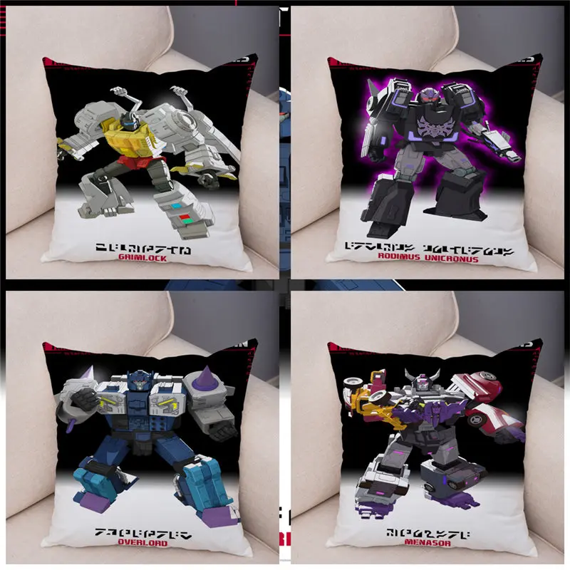 Чехол для подушки с мультяшным изображением трансформера наволочки диванных