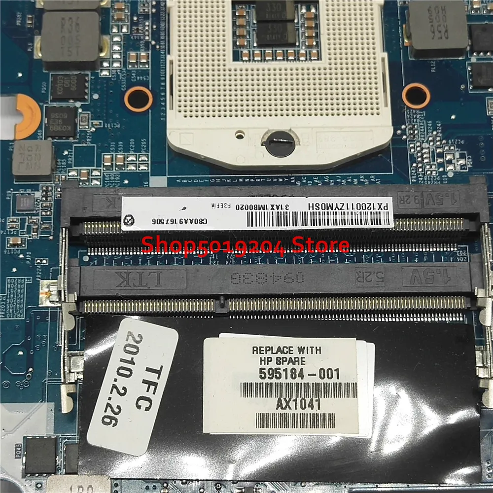 595184 001 материнская плата для ноутбука HP CQ42 G62 G42 G72 CQ62 DA0AX1MB6F0 HM55|Материнские платы