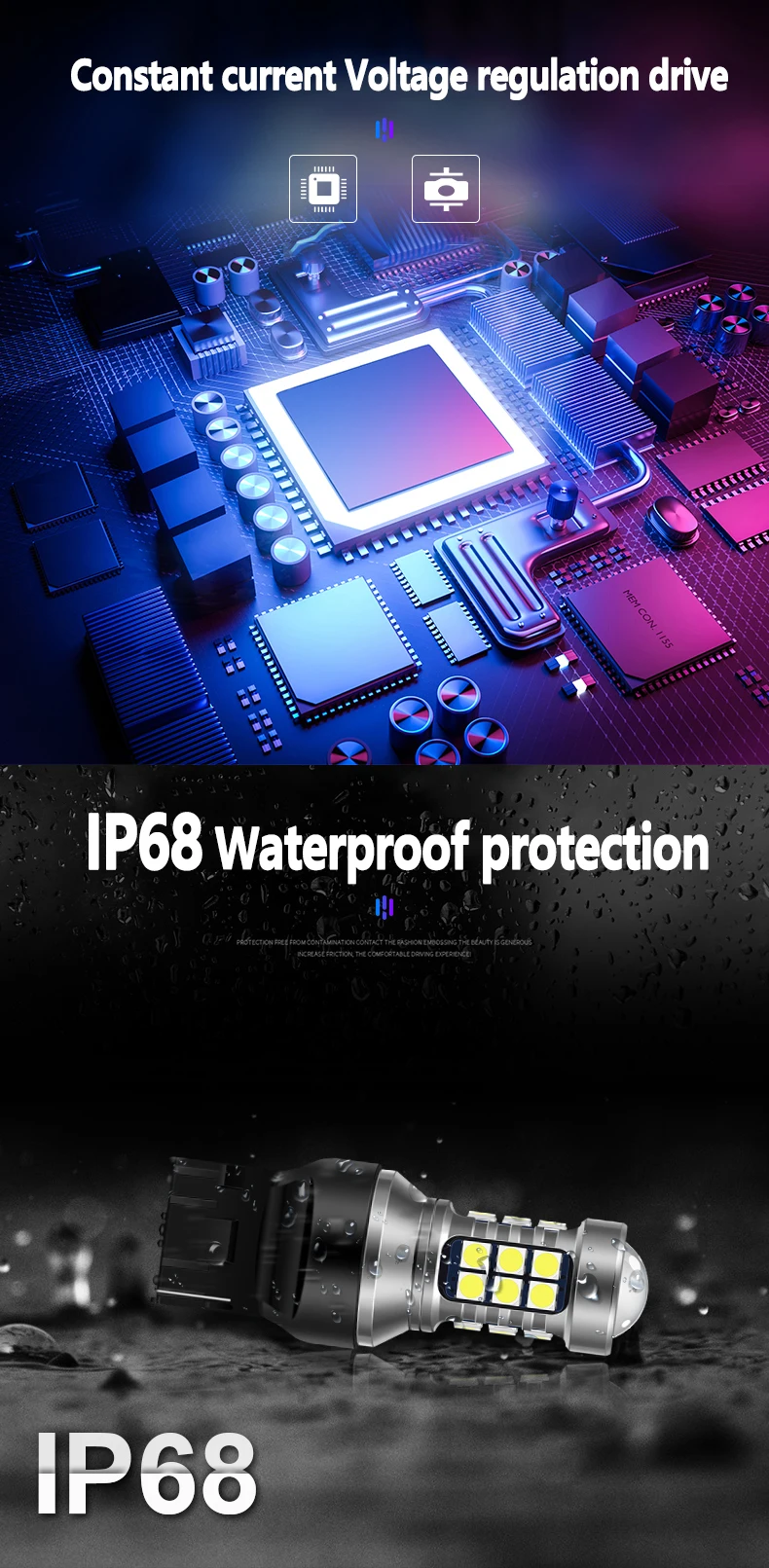 1 шт. супер яркий T15 W16W T20 W21W 1156 P21W светодиодный светильник заднего хода CANBUS без ошибок задний тормозной светильник s сигнальные лампы