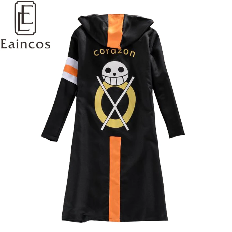 Аниме цельный костюм 3-го поколения Трафальгар Ло плащ косплей Хэллоуин