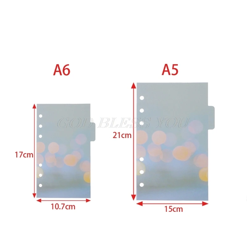 

5PCS Flower Dividers Accessories for Dokibook Notebook Planner A5 Inner Page NEW Dropshipping