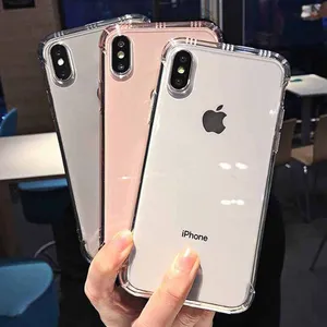 Противоударный Прозрачный чехол для телефона iPhone 13, 12, 11Pro Max, Xr, Xs Max, мягкий прозрачный чехол из ТПУ для телефона iPhone Xr, Xs Max, 7, 8 Plus