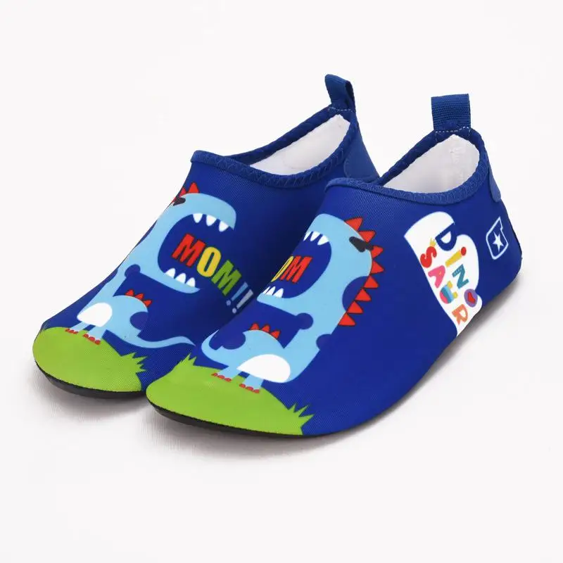 Pantufa Infantil/детские тапочки; быстросохнущая детская обувь для плавания; носки для пляжа и бассейна с героями мультфильмов - Цвет: 3