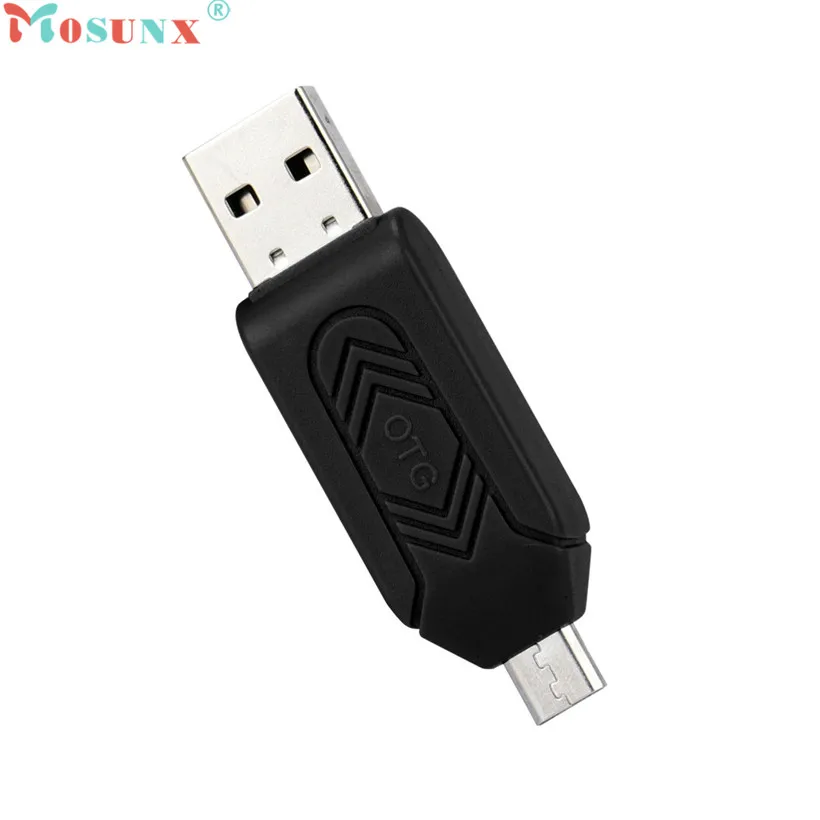 Mosunx Advanced U диск топ отдел и высокое качество мини USB 2,0+ OTG Micro SD/SDXC TF кард-ридер адаптер U диск 1 шт