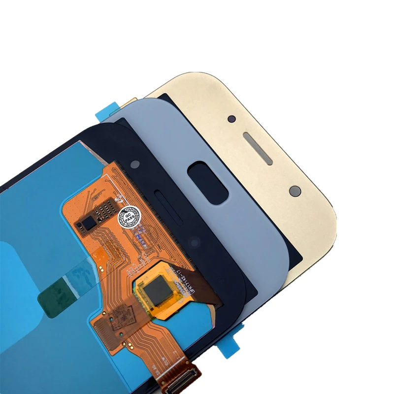 Высокое качество AMOLED LCD для Samsung Galaxy A7 2017 A720 A720F A720M A720Y LCDS дисплей с кодирующий