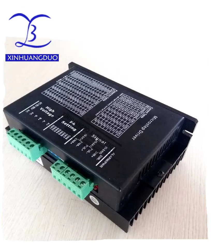 Драйвер шагового двигателя цифровой контроллер 860 пик 6A 256 micsteps 24VDC ~ 110VDC или 18VAC