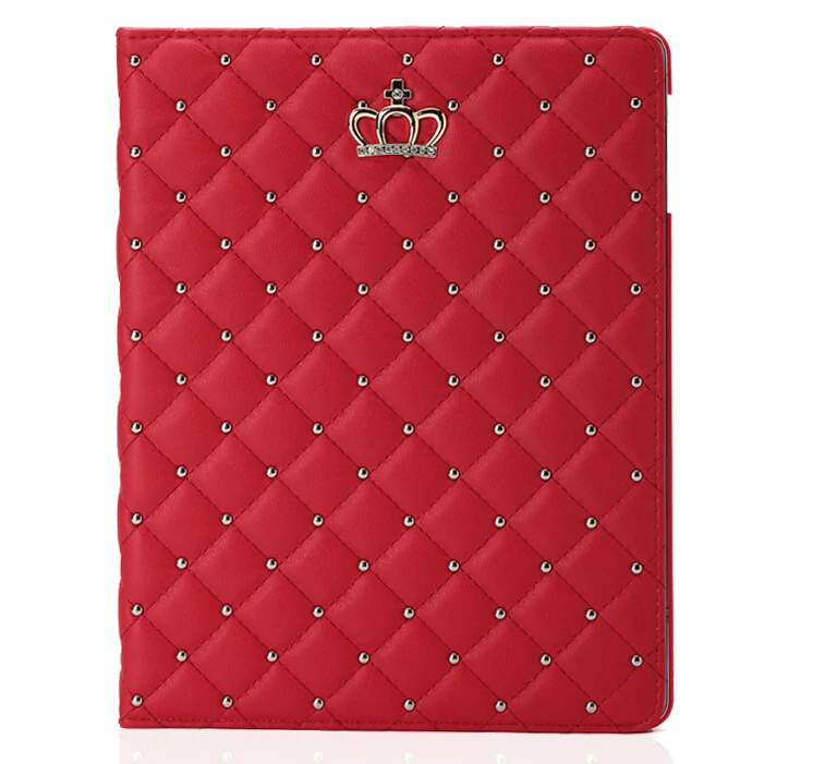 Высококачественный сетчатый чехол с короной для apple iPad 2 искусственная кожа 3 ipad 4