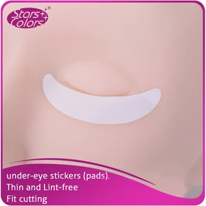 140 парупак. макияж, подушечки для ресниц, упражнения, наклейки на глаза, без ворса, с накладками на ресницы