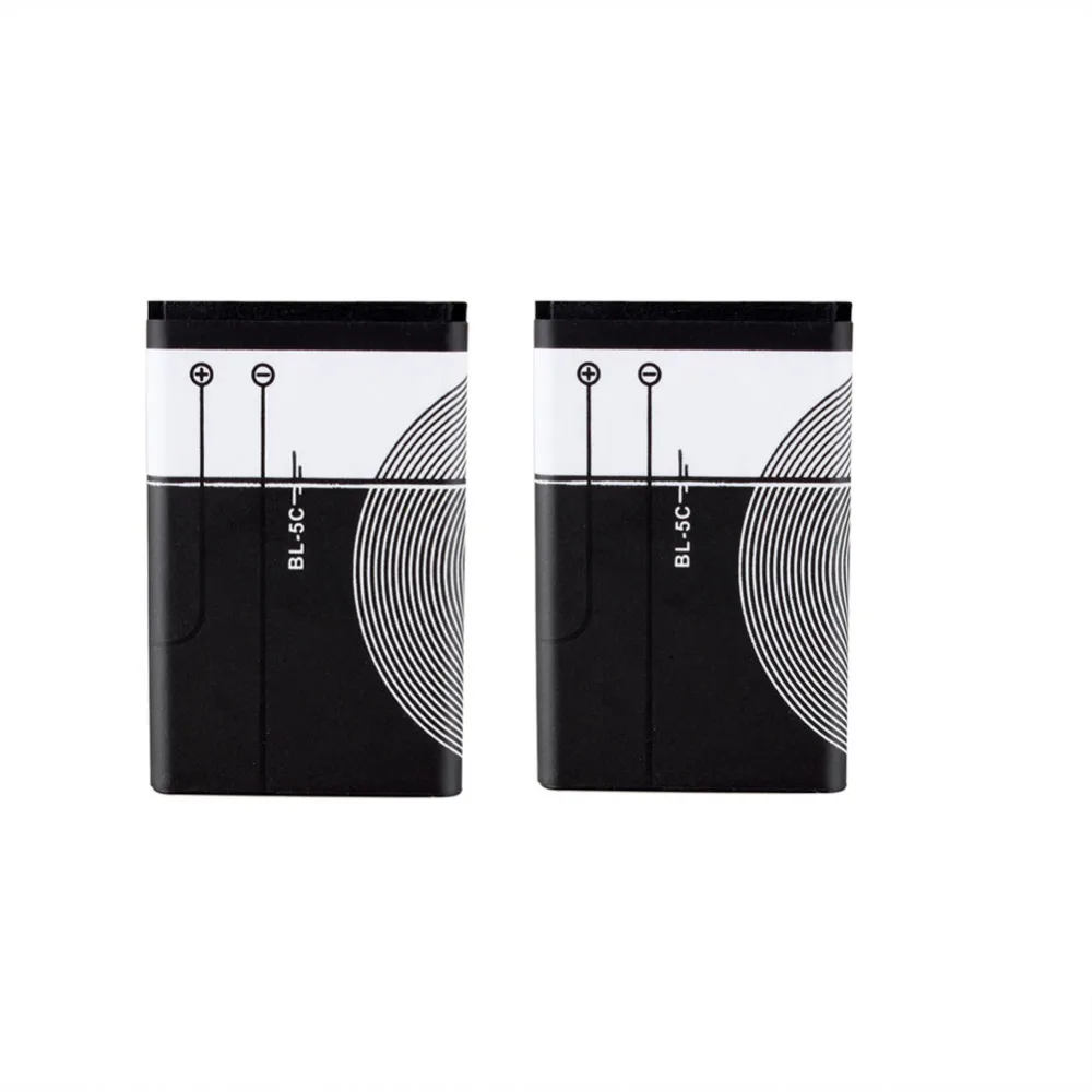 2x1020 mah BL-5C батарея с настенным зарядным устройством для Nokia 1100 1101 1110 1110i 1112 1200