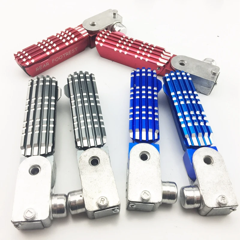 Универсальные алюминиевые мотоциклетные складные колышки комплект из 2