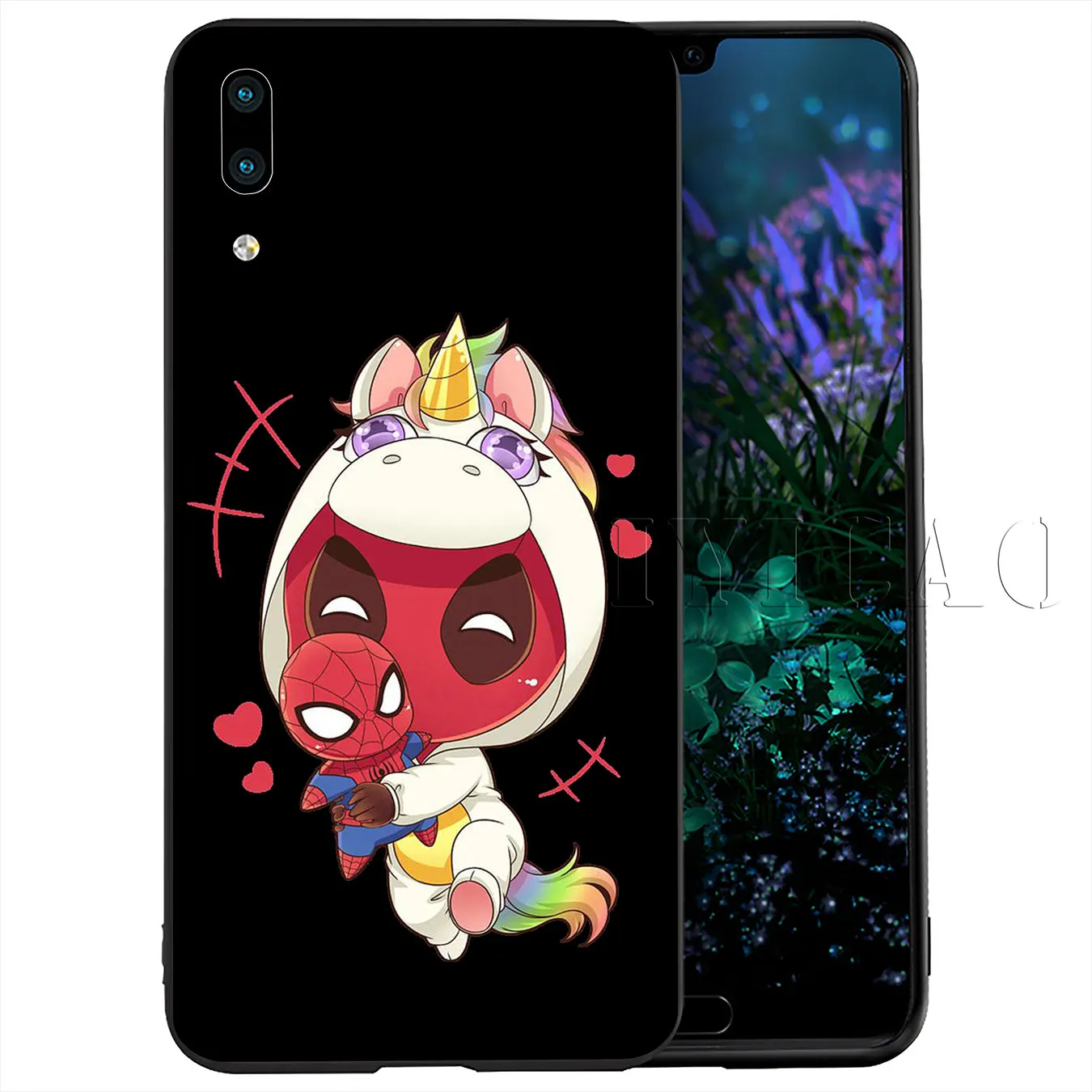 IYICAO Deadpool Marvel Мягкий силиконовый чехол для телефона Huawei Y9 Y7 Y6 Prime 2019 Honor 20 8C 8X 8 9 9X 10