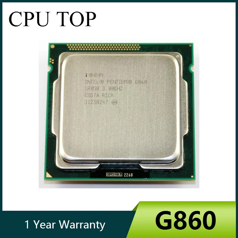 Процессор intel Pentium G860 3 0 ГГц Мб кэш памяти LGA1155 двухъядерный 65 Вт настольный