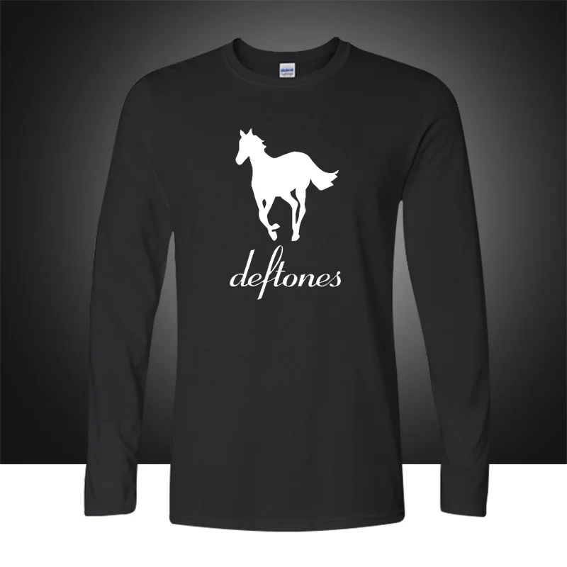 Осенние модные стильные Dexter Deftones мужские футболки из хлопка с круглым вырезом и