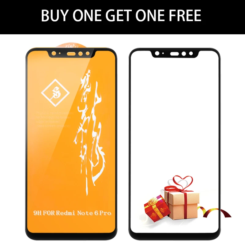 Xiaomi redmi note 6 pro, стекло, глобальная версия, защита экрана, redmi note 6, пленка, MOFi,, redmi note 6 Pro, закаленное стекло