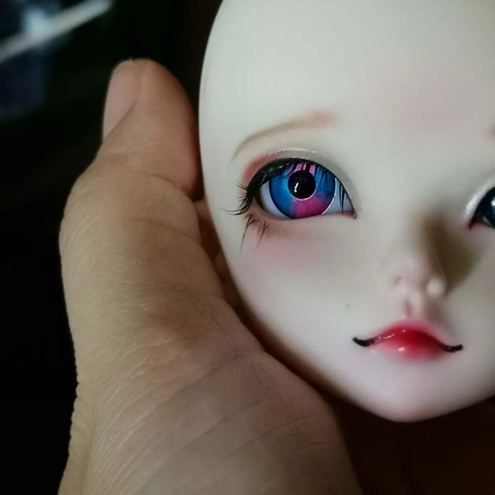 Bjd глаза розовые голубые металлические 1/4 1/3/6 1/8 BJd Кукла SD MSD Игрушка аксессуары 8