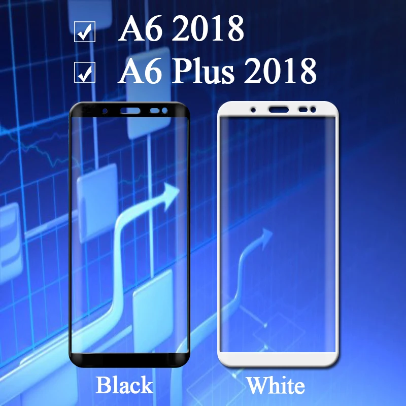 5D для galaxy a6 Защитное стекло для samsung galaxy a6 plus a6plus a 6 защитная пленка из закаленного стекла
